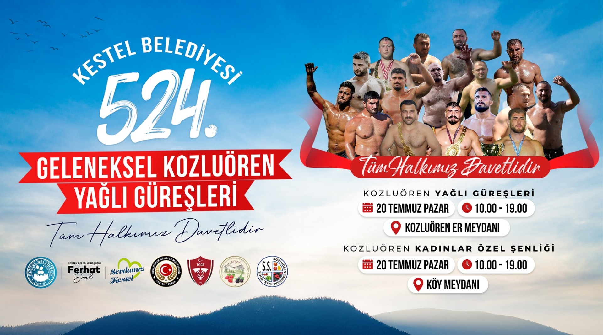 Geleneksel Kozluören Yağlı Güreşleri ve Kadınlar Özel Şenliği