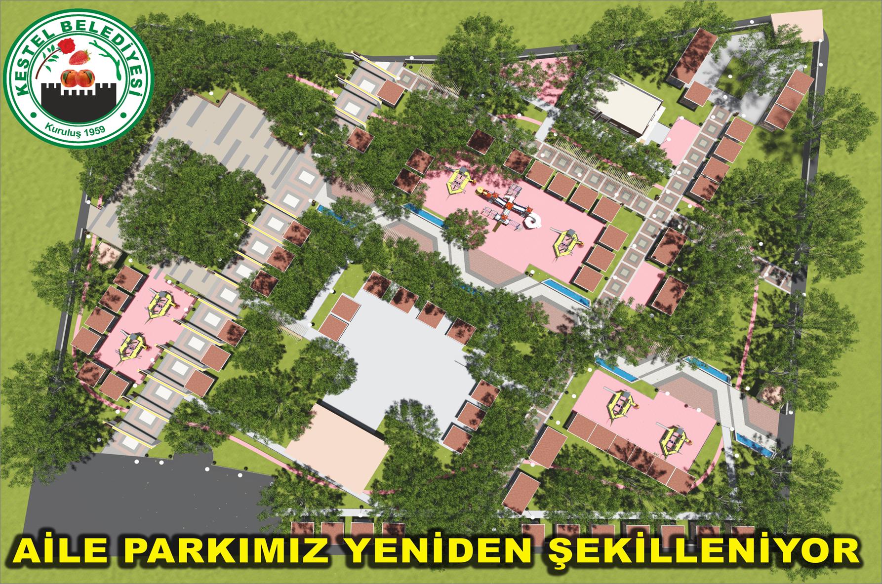 YENİLENEN KESTEL AİLE PARKI